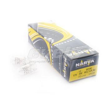 Лампа "NARVA" 12v 5W (W2,1x9,5d) бесцок. /W5W