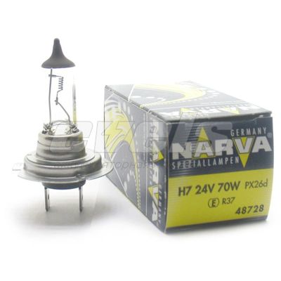 Лампа "NARVA" 24v Н7 70W (PX26d) кор. — основное фото