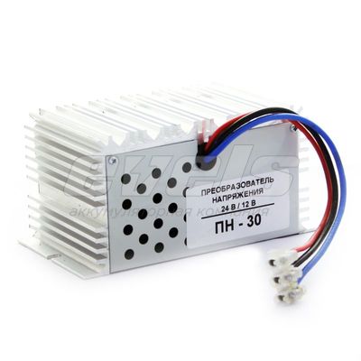 Преобразователь напряжения ПН-30 (24-12В, 35А) — фото №3